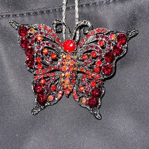 Butterfly necklace or pin